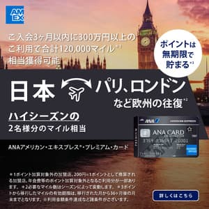 【AMEX】ANAアメリカン・エキスプレス・プレミアム・カード